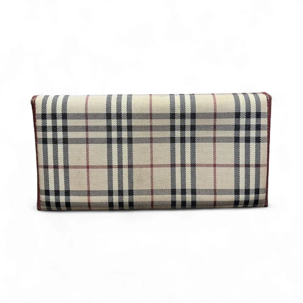 Burberry Nova Check Continental Long Wallet Authentic - Picture 3 of 10